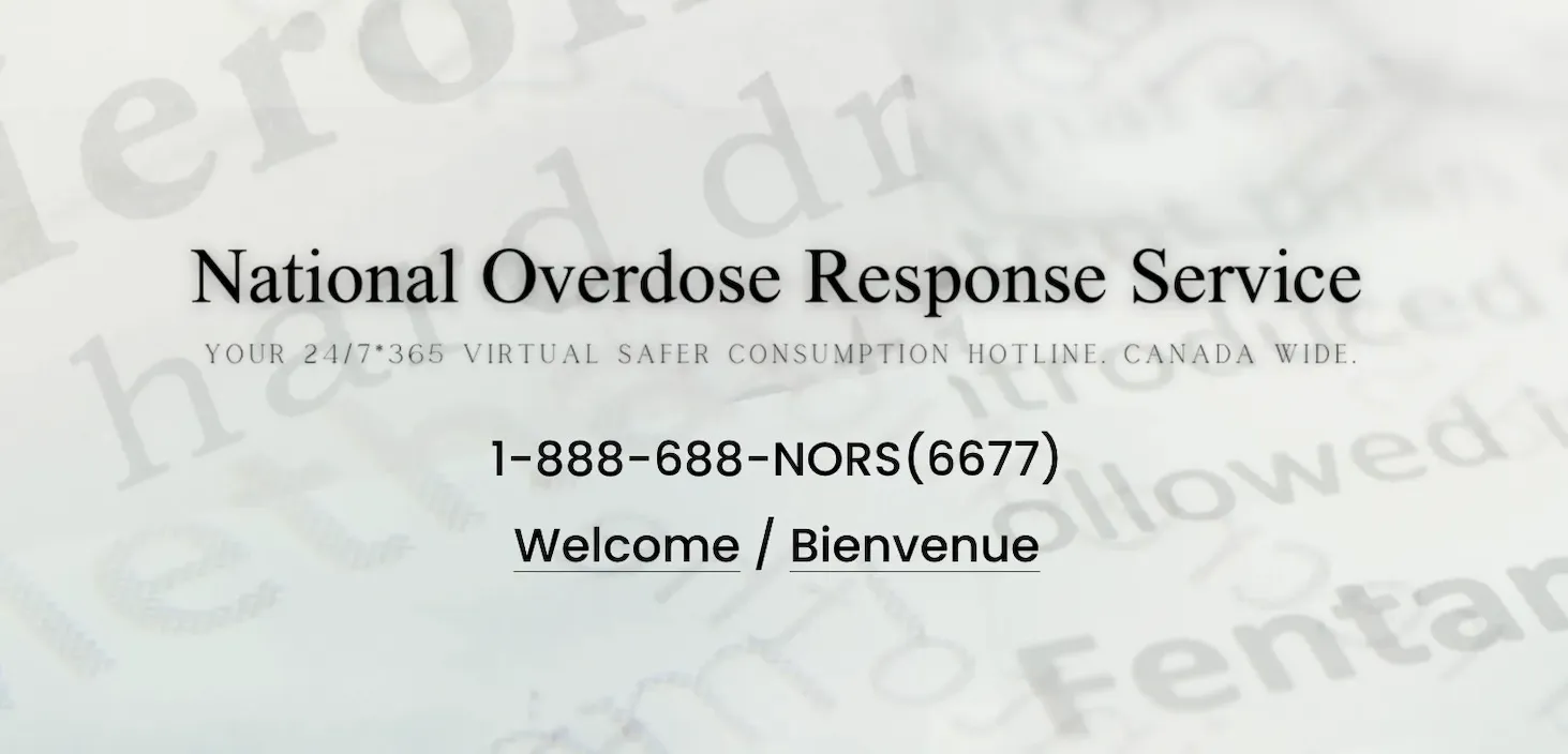 National Overdose Response Service website