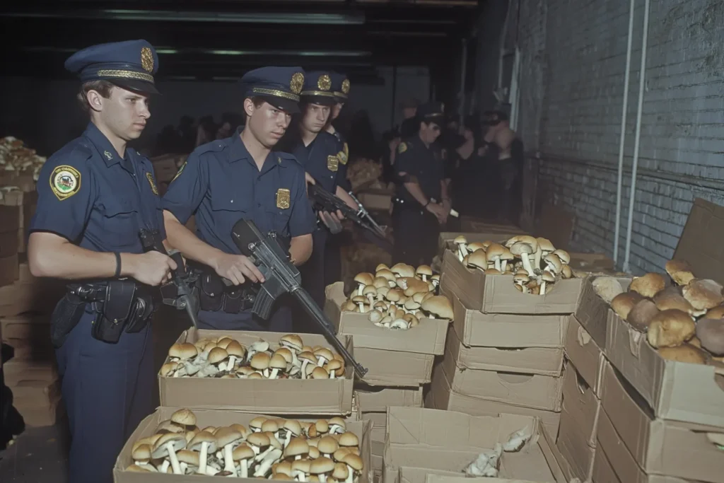 Police Seizures of Magic Mushrooms Skyrocket