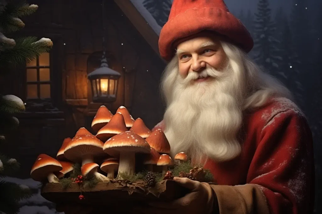 Saint Nicholas and Amanita Muscaria